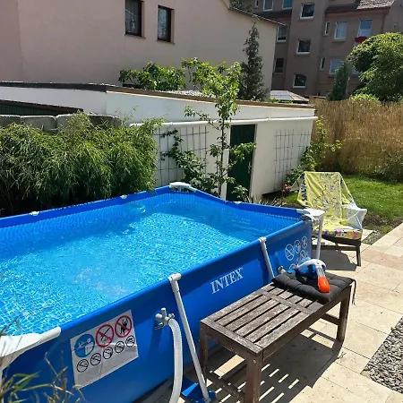 Altes Stadthaus Mit Garten Und Gewoelbekeller Casa vacanze *