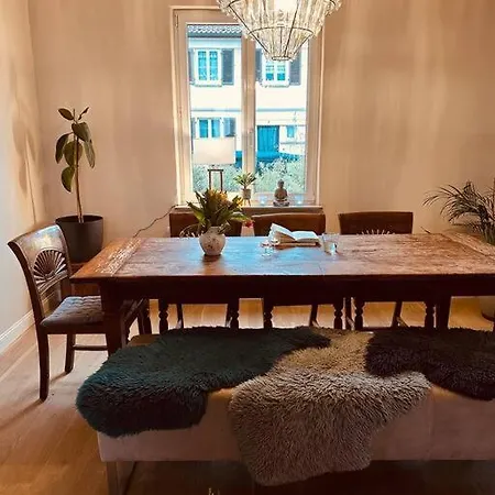 Altes Stadthaus Mit Garten Und Gewoelbekeller Casa de Férias Estugarda